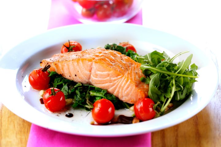 Omega-3s aren't naturally produced by your body and can be found in fatty fish like salmon.