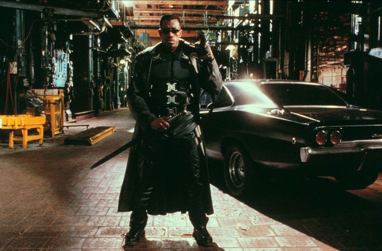 Wesley Snipes as the title character in 1998's "Blade."