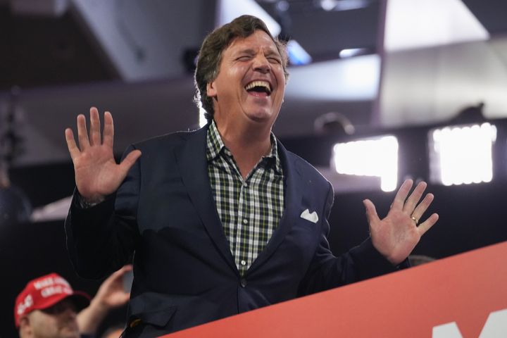 Carlson at the Republican National Convention in July.